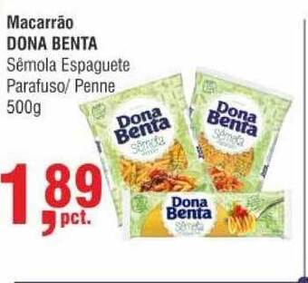 Higa Atacado Macarrão Dona Benta 500g oferta