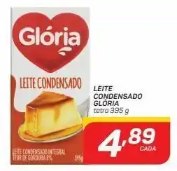 Leite condensado glória 395g