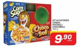 Kit alcafoods cereal matinal / chocoboll 500g