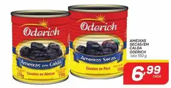 Ameixas secas / em calda oderich 150g