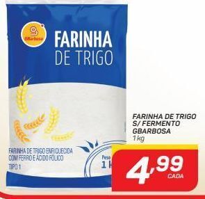GBarbosa Farinha de trigo s/ fermento gbarbosa kg oferta
