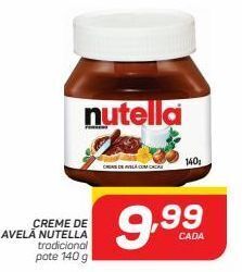 GBarbosa Creme de avelã nutella 140g oferta