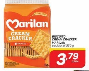 GBarbosa Biscoito cream cracker marilan 350g oferta