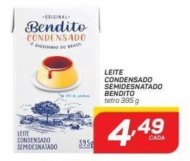 GBarbosa Leite condensado semidesnatado bendito 395g oferta