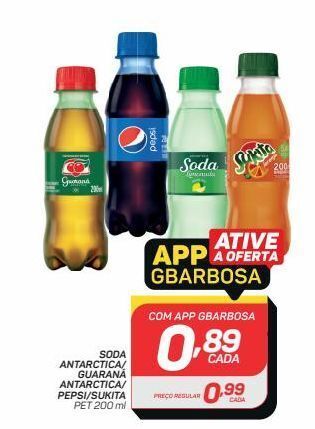 Soda antarctica / guaraná / pepsi / sukita 200ml