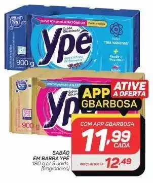 GBarbosa Sabão em barra ypê 180g / 5un oferta