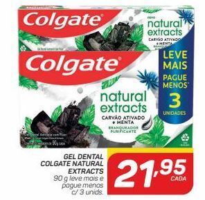 GBarbosa Gel dental colgate natural extracts oferta