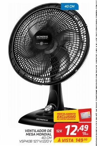GBarbosa Ventilador de mesa mondial oferta
