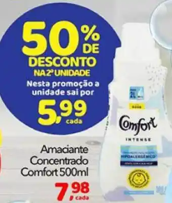 Lopes Supermercados Amaciante Concentrado Comfort 50% De Desconto Na 2a Unidade oferta