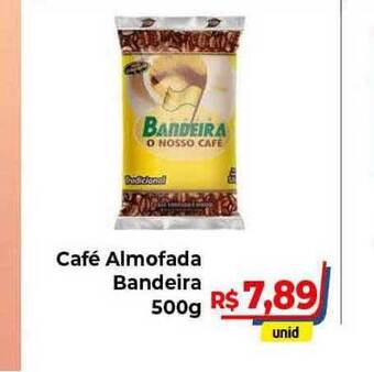 Hiper Moreira Café Almofada Bandeira 500g oferta