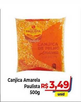 Canjica Amarela Paulista 500g