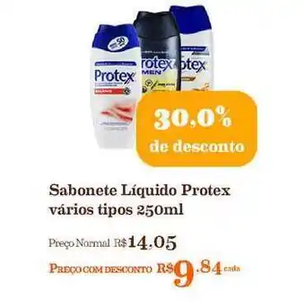Sabonete Líquido Protex 30% De Desconto 250ml