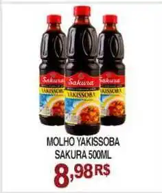 Mercadão Atacadista Molho Yakissoba Sakura 500ml oferta