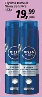 Supermercados Guanabara Espuma Barbear Nivea Sensitive 193g oferta
