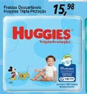 Supermercados Guanabara Fraldas descartaveis Huggies tripla Pretecao oferta