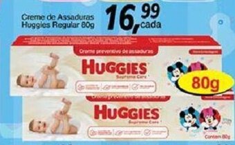 Supermercados Guanabara Creme de Assaduras Huggies Regular 80g oferta