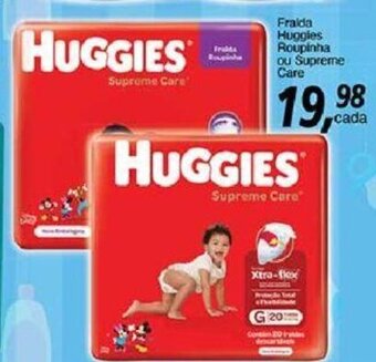 Supermercados Guanabara Fralda Huggies Roupinha ou Supreme Care oferta