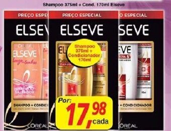 Supermercados Guanabara Shampoo 375ml + Cond. 170ml Elseve oferta
