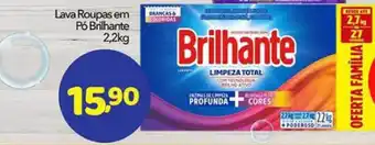 Lopes Supermercados Lava Roupas Em Pó Brilhante 2.2kg oferta