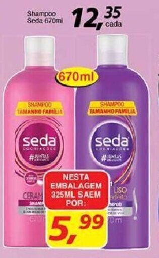Supermercados Guanabara Shampoo Seda 325ml oferta