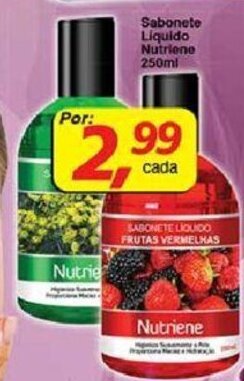 Supermercados Guanabara Sabonete Liquido Nutriene 250ml oferta