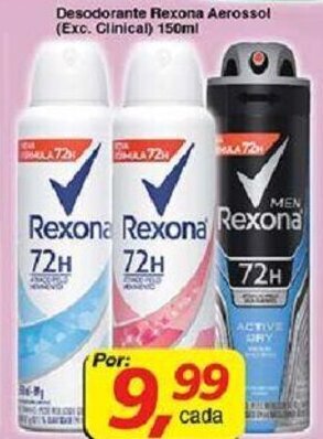 Desodorante Rexona Aerossol 150ml