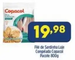 File de Sardinha Laje Copacol Congelado 800g