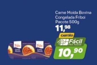 Carne moida bovina congelada Friboi pacote 500g