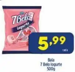 Arena Atacado Bala 7 Belo Iogurte 500g oferta