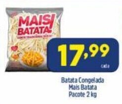 Arena Atacado Batata Congelada Mais Batata pacote 2kg oferta