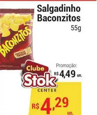 Salgadinho Baconzitos 55g