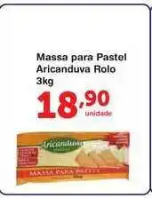 Roldão Massa Para Pestel Aricanduva Rolo 3kg oferta
