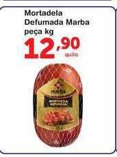 Roldão Mortadela Defumada Marba 1kg oferta