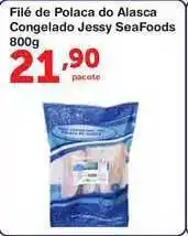 Roldão Filé De Polaca Do Alasca Congelado Jessy Seafoods 800g oferta