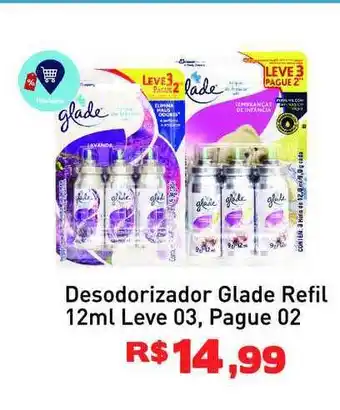 Desodorizador Glade Refil Leve 03 Pague 02 12ml