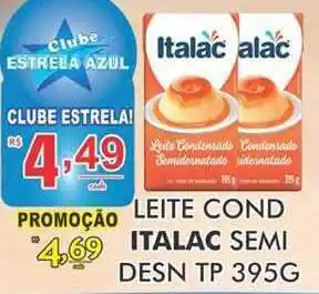 Supermercado Estrela Azul Leite Cond Italac Semi Desn 395g oferta