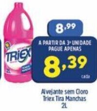 Alvejante sem Cloro Triex Tira Manchas 2L