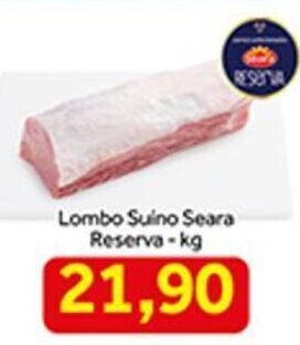 Shibata Supermercados Lombo Suino Seara Reserva 1kg oferta