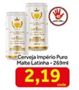 Cerveja Imperio Puro Malte Latinha 269ml