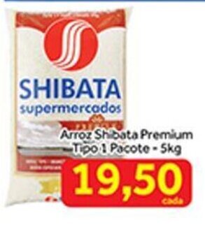 Shibata Supermercados Arroz Shibata Premium Tipo 1 pacote 5kg oferta