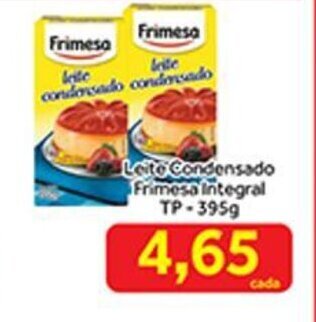 Shibata Supermercados Leite Condensado Frimesa Integral TP 395g oferta