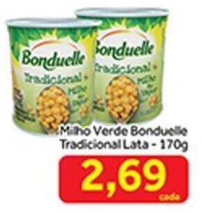 Milho Verde Bonduelle Tradicional lata 170g
