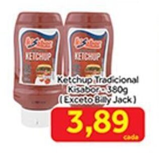 Shibata Supermercados Ketchup Tradicional Kisabor 380g oferta