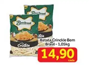 Batata Crinkle Bem Brasil 1,05kg