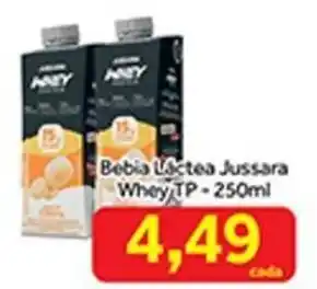 Shibata Supermercados Bebida Lactea Jussara Whey Tp 250ml oferta