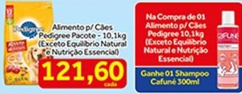 Shibata Supermercados Alimento p/ Caes Pedigree pacote 10.1kg oferta