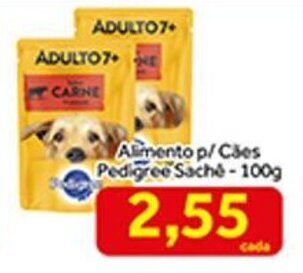 Alimento p/ Caes Pedigree sache 100g