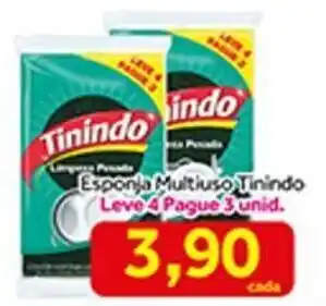 Esponja Multiuso Tinindo Leve 4 Pague 3