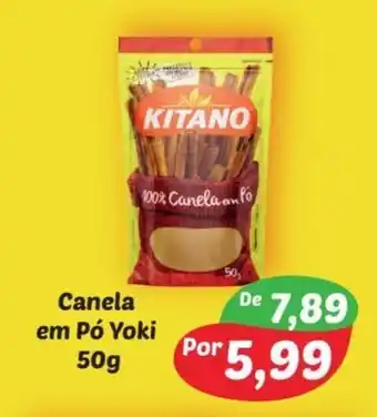 Semar Supermercado Canela em po Yoki 50g oferta