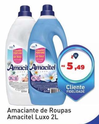 Tonin Superatacado Amaciante de roupas amacitel luxo 2l oferta